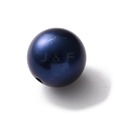 Round ABS Plastic Imitation Pearl Beads OACR-XCP0001-15-1