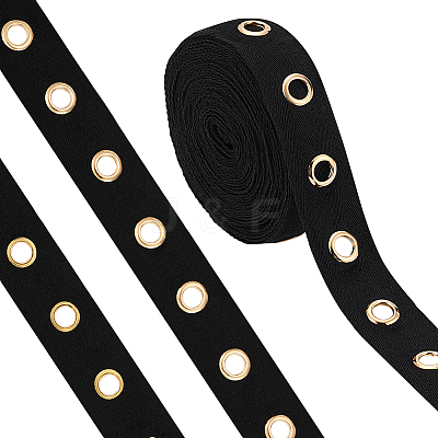 Cotton Herringbone Ribbons with Eyelet Rings OCOR-PH0005-36A-02-1