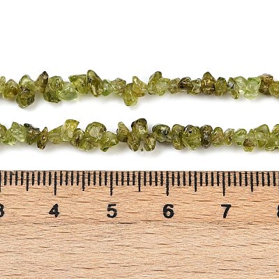 Natural Peridot Beads Strands X-G-P332-48-02-1