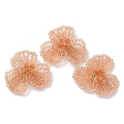 Glass Beaded Cabochons FIND-G058-03E-1