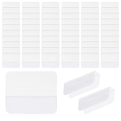 200Pcs Transparent Self Adhesive Hang Tabs KY-CA0001-57-1