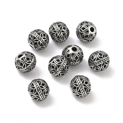 Retro 316 Surgical Stainless Steel Beads STAS-L307-17AS-08-1
