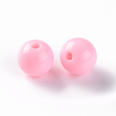 Opaque Acrylic Beads X-MACR-S370-C12mm-A01-1
