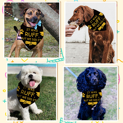 Cotton Dog's Kerchief AJEW-WH0503-025-1