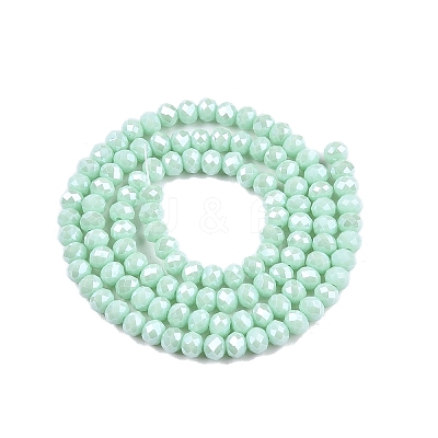 Electroplate Glass Beads Strands EGLA-A044-P3mm-A14-1