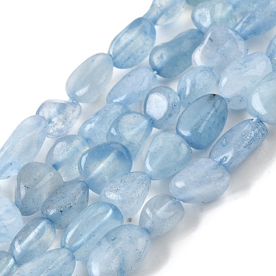 Natural Aquamarine Beads Strands G-D0004-A02-04A-1