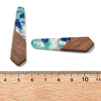 Resin and Walnut Pendants FIND-R051-06A-1