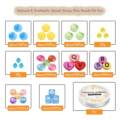 Transparent & Opaque Acrylic Beads DIY-YW0005-71-1