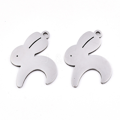 Non-Tarnish 201 Stainless Steel Pendants STAS-S081-018-1