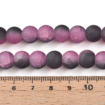 Crackle Glass Beads X1-GLAA-N009-10mm-09-1