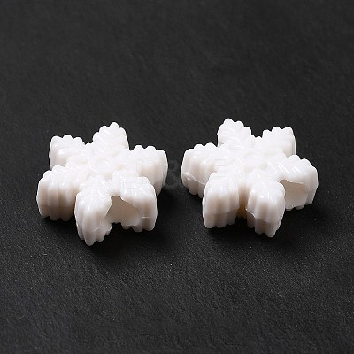 Opaque Acrylic Beads X-MACR-J123-07-1