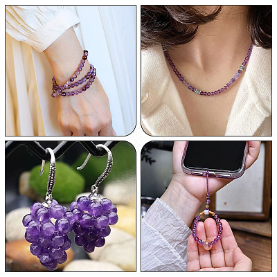 Natural Amethyst Beads Strands G-TA0002-57B-1