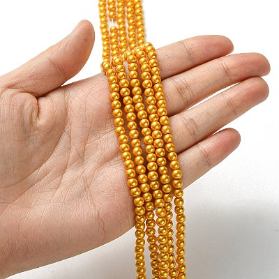 Grade A Glass Pearl Beads HY-J001-4mm-HX020-1
