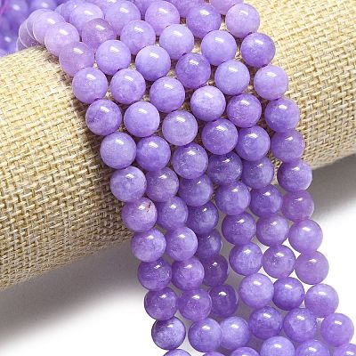 Natural Malaysia Jade Beads Strands G-L645-A01-8mm-05-1