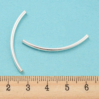 925 Sterling Silver Tube Beads STER-Q191-03A-S-1