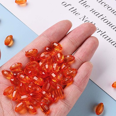 Transparent Acrylic Beads TACR-S154-30B-726-1