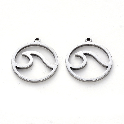 Non-Tarnish 304 Stainless Steel Pendants STAS-N092-95-1