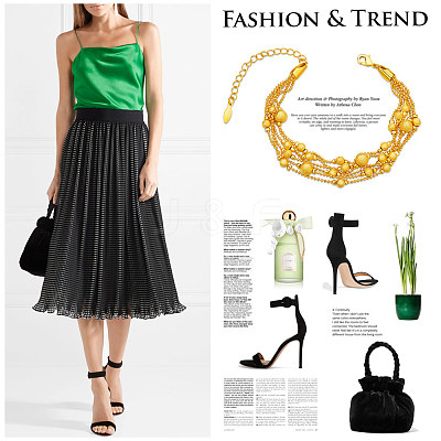 Brass Multi-Strand Bracelets JB629A-1