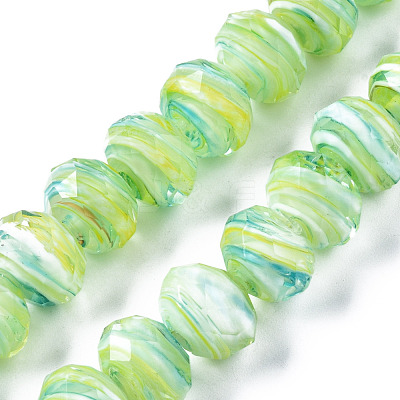 Handmade Lampwork Beads Strands LAMP-T007-13C-1