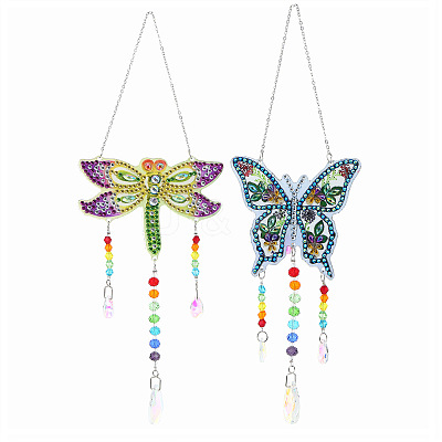 DIY Diamond Painting Suncatcher Pendant Decoration Kit DIAM-PW0009-02B-1