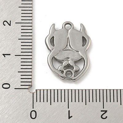 Non-Tarnish 304 Stainless Steel Connector Charms STAS-N103-92P-1