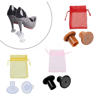 9 Pairs Plastic High Heel Protectors FIND-GF0001-46-1