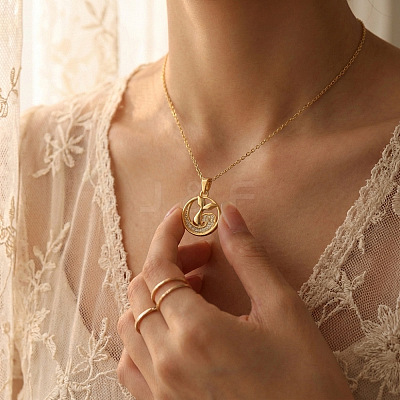 Brass Pendant Necklaces for Women WGA6662-01-1