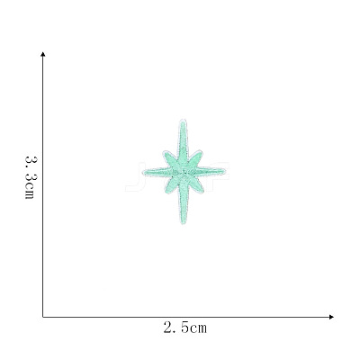 Computerized Embroidery Cloth Self-adhesive/Sew on Patches MOST-PW0001-121A-1