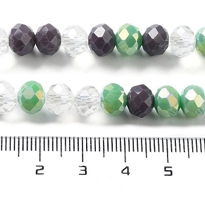 Glass Beads Strands EGLA-A034-M8mm-42-1