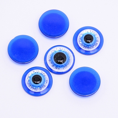 Transparent Flatback Resin Cabochons LS-RESI-WH0009-76G-1