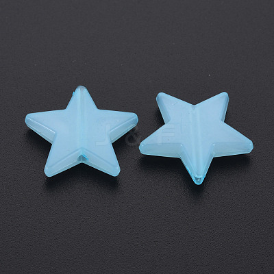 Imitation Jelly Acrylic Beads MACR-S373-90-E08-1