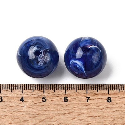 Acrylic Imitation Gemstone Beads PGB282Y-12-1