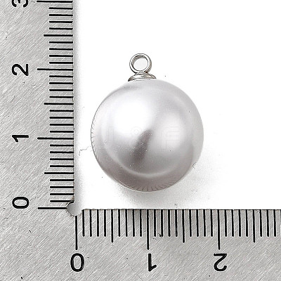 ABS Plastic Imitation Pearl Pendants FIND-H052-01I-02P-1