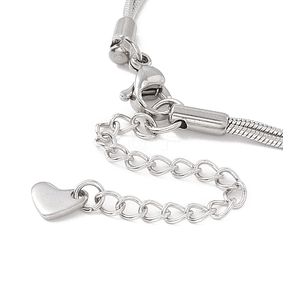 PVD Vacuum Plating 304 Stainless Steel Double Satellite Chains Multi-strand Anklet STAS-E001-09P-1