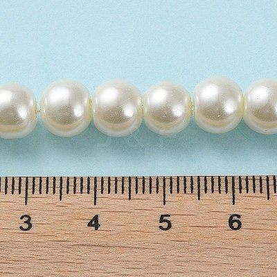 Glass Pearl Beads Strands HY-8D-B02-1