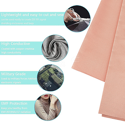 EMF Protection Fabric AJEW-WH0314-712F-06-1