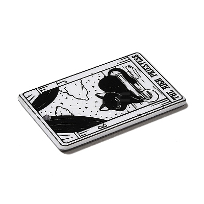 Tarot Theme Printed Acrylic Pendants MACR-G061-04J-1