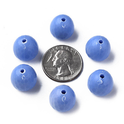 Opaque Acrylic Beads MACR-S373-10A-A02-1