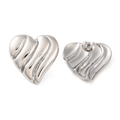 Tarnish Resistant 304 Stainless Steel Stud Earrings EJEW-G395-11P-1