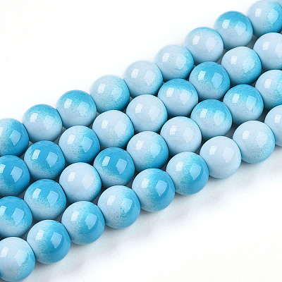 Baking Paint Glass Beads X1-DGLA-N012-10mm-05-1