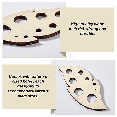 Unfinished Wood Pendants WOOD-WH0026-37B-01-1