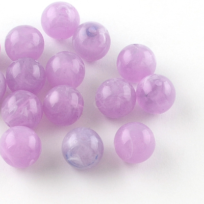 Round Imitation Gemstone Acrylic Beads OACR-R029-16mm-18-1