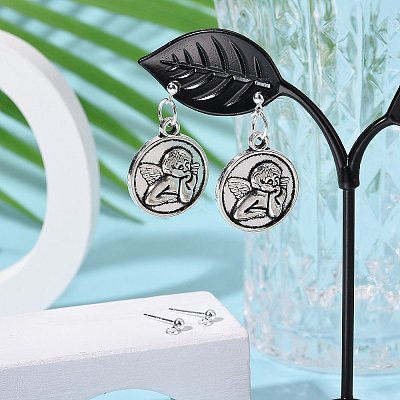 925 Sterling Silver Ear Stud Findings STER-K167-042A-S-1