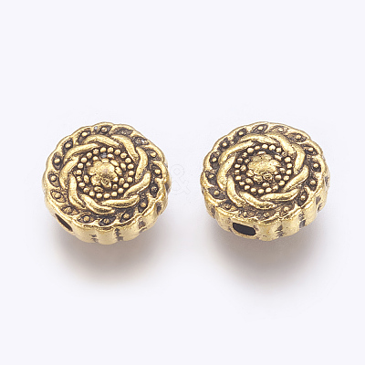 Tibetan Style Alloy Beads LS-TIBEB-R022-AG-LF-1