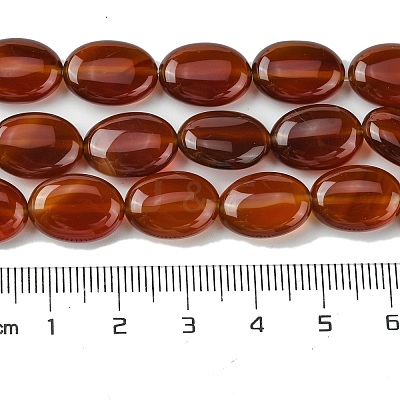 Natural Carnelian(Dyed & Heated) Beads Strands G-K365-B01-01-1