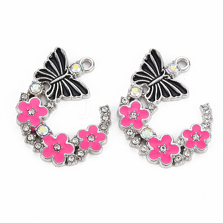 Alloy Rhinestone Pendants LS-PALLOY-N153-06C-RS-1