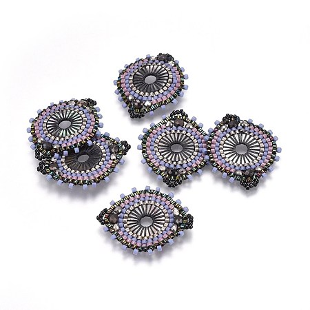 MIYUKI & TOHO Handmade Japanese Seed Beads Links SEED-A029-DA37-1
