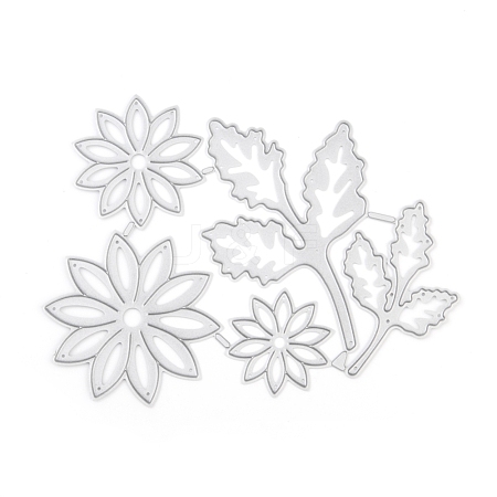 Flower Frame Metal Cutting Dies Stencils DIY-WH0017-05-1