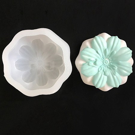 Cherry Blossom Flower Shaped DIY Candle Silicone Molds PW-WG4E862-04-1