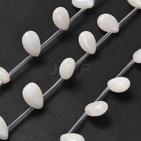 Natural White Jade Beads Strands G-P562-A01-01-1